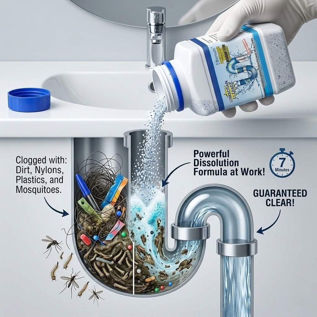 Drain Cleaner Actively Working