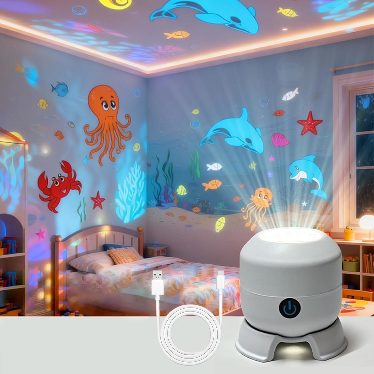 OceanDream Night Light Projector